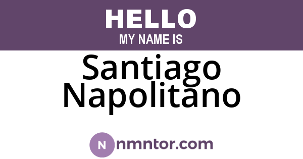 Santiago Napolitano