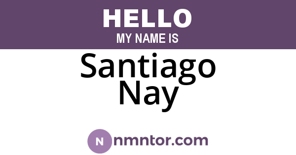 Santiago Nay