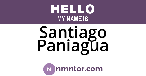 Santiago Paniagua