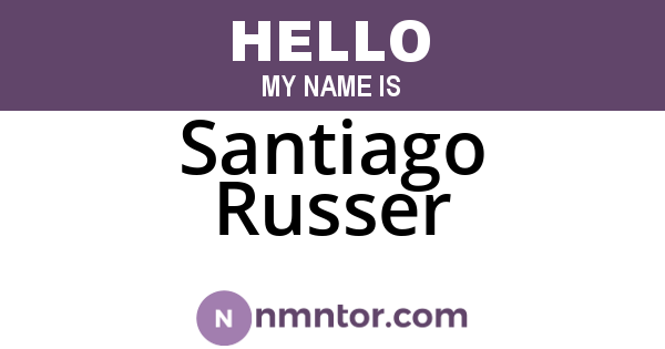Santiago Russer