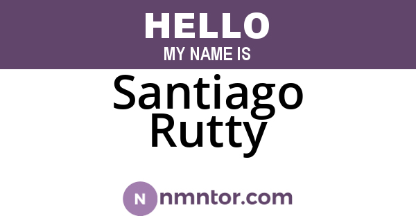 Santiago Rutty