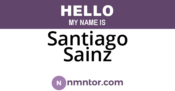 Santiago Sainz