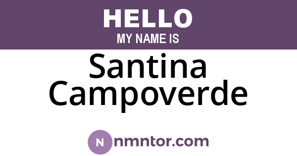 Santina Campoverde