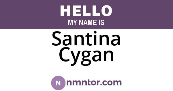Santina Cygan