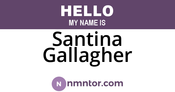 Santina Gallagher