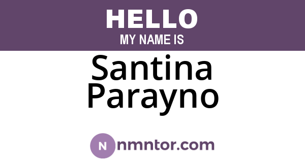 Santina Parayno