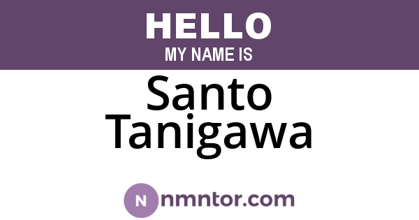 Santo Tanigawa