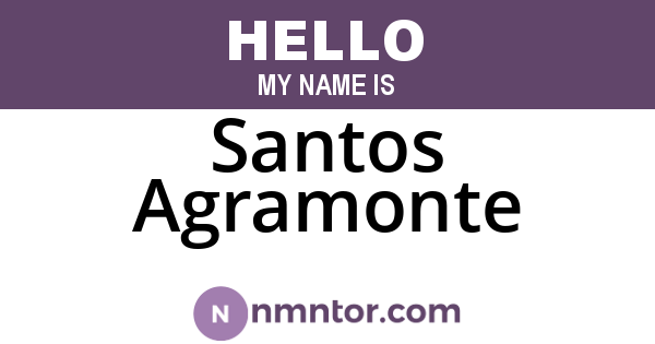 Santos Agramonte