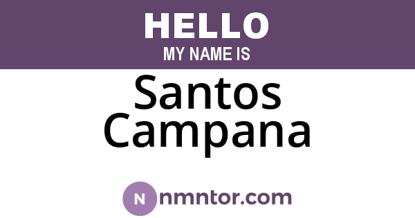 Santos Campana