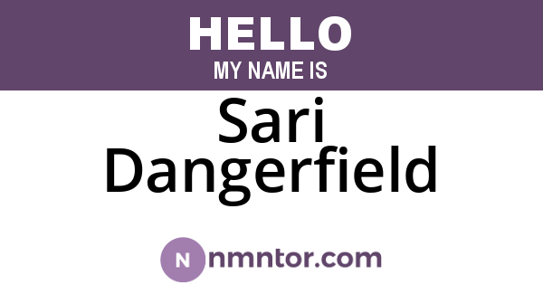 Sari Dangerfield