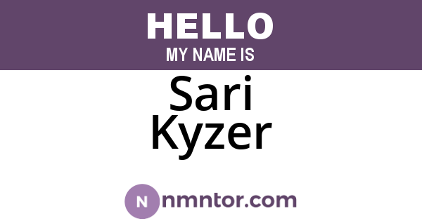 Sari Kyzer