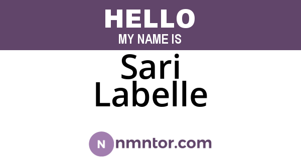Sari Labelle