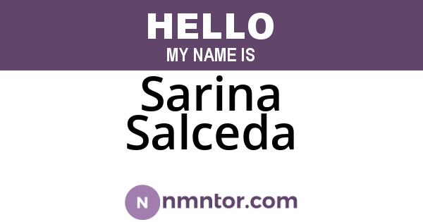 Sarina Salceda