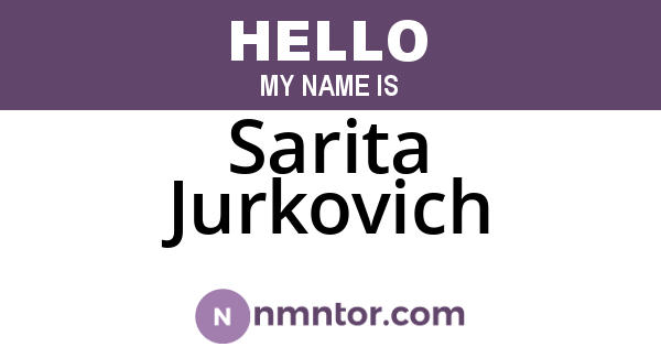 Sarita Jurkovich