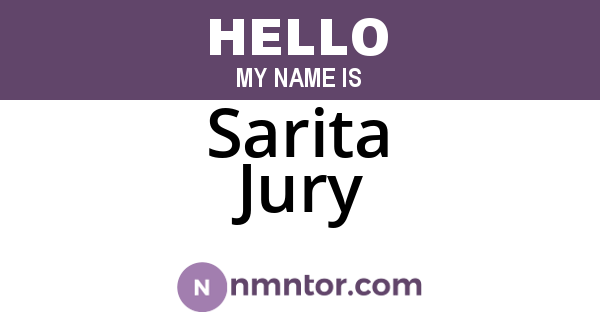 Sarita Jury