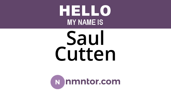 Saul Cutten