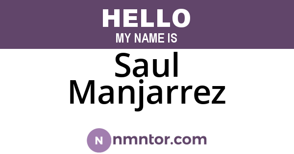Saul Manjarrez
