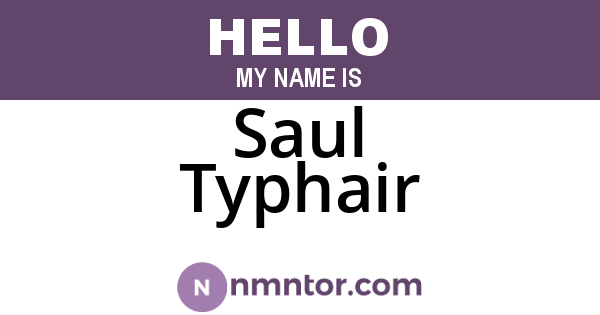 Saul Typhair