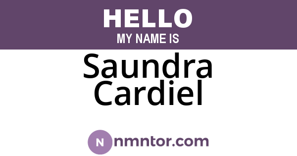 Saundra Cardiel