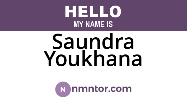 Saundra Youkhana