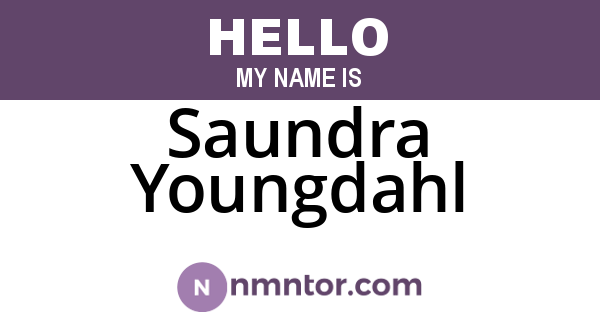 Saundra Youngdahl