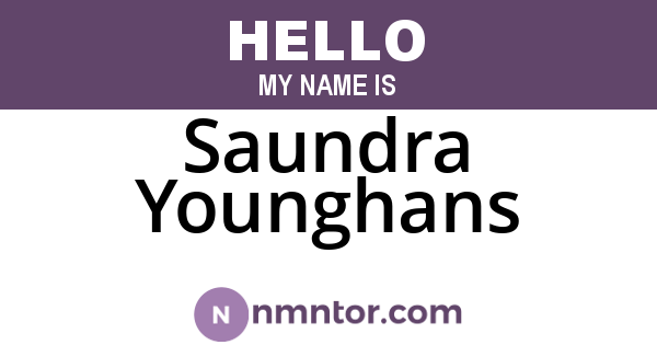 Saundra Younghans