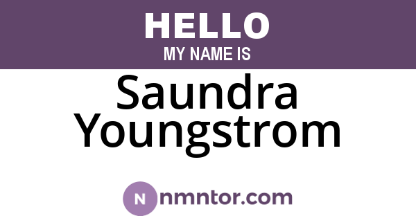 Saundra Youngstrom