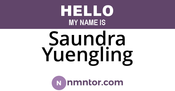 Saundra Yuengling