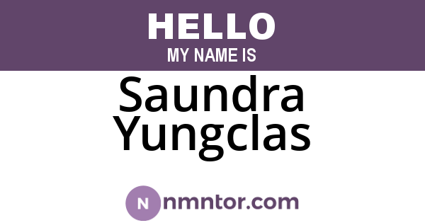 Saundra Yungclas