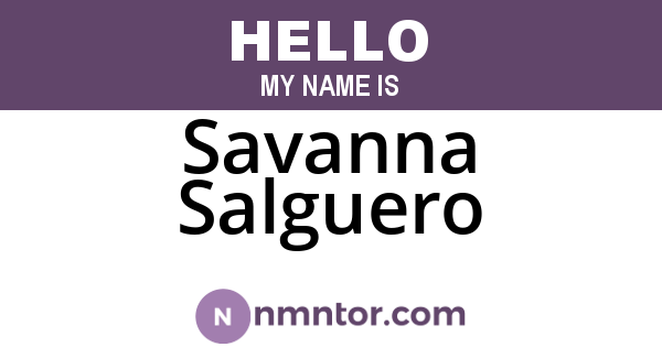 Savanna Salguero