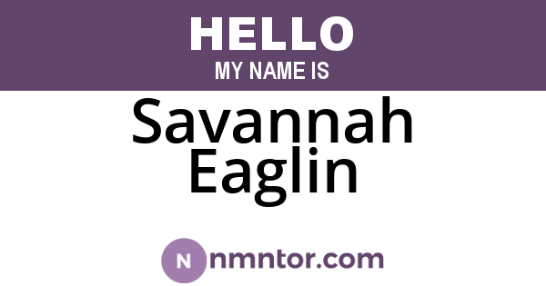 Savannah Eaglin