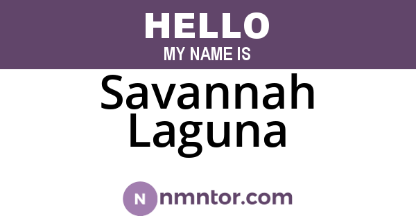 Savannah Laguna