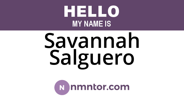 Savannah Salguero