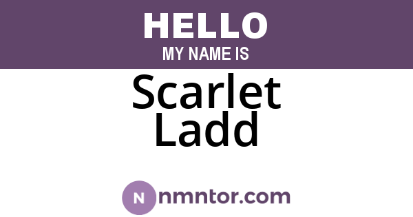 Scarlet Ladd