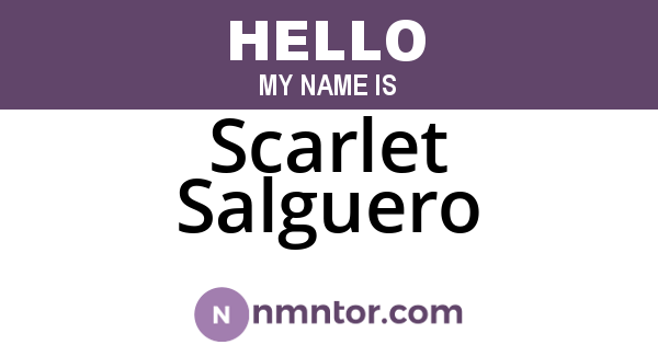 Scarlet Salguero