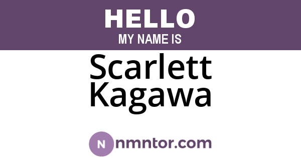 Scarlett Kagawa