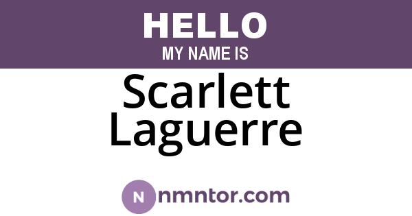 Scarlett Laguerre