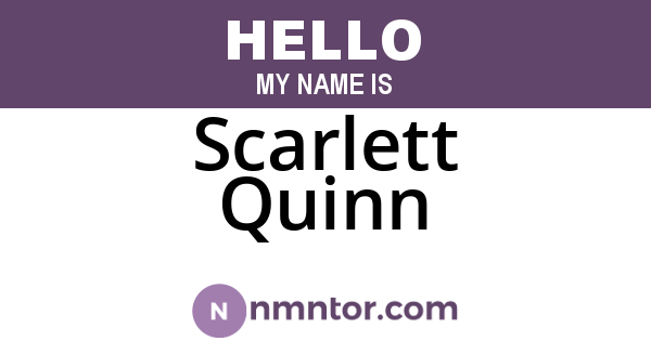 Scarlett Quinn