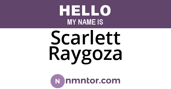 Scarlett Raygoza