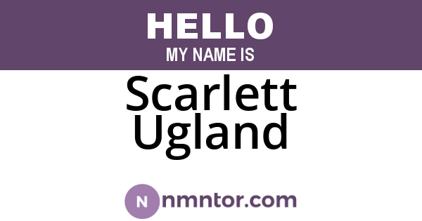 Scarlett Ugland