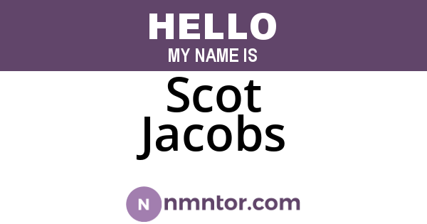 Scot Jacobs