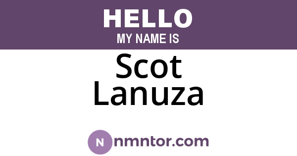 Scot Lanuza