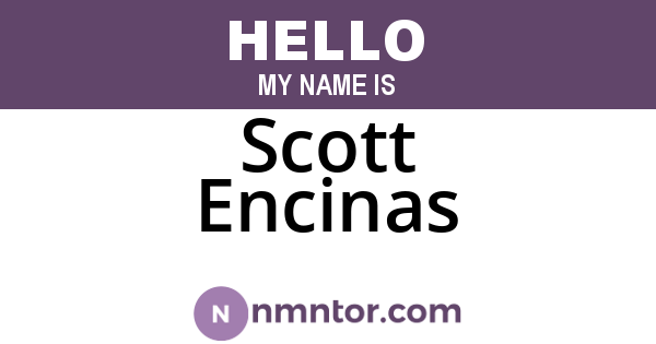 Scott Encinas