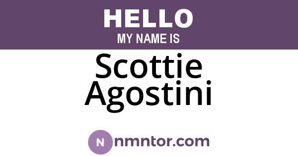 Scottie Agostini