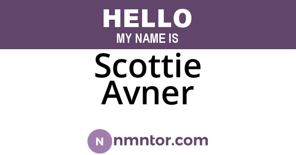 Scottie Avner