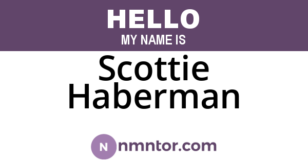 Scottie Haberman