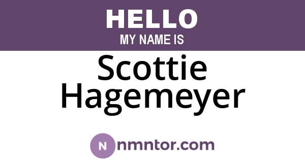 Scottie Hagemeyer