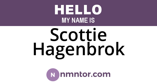 Scottie Hagenbrok