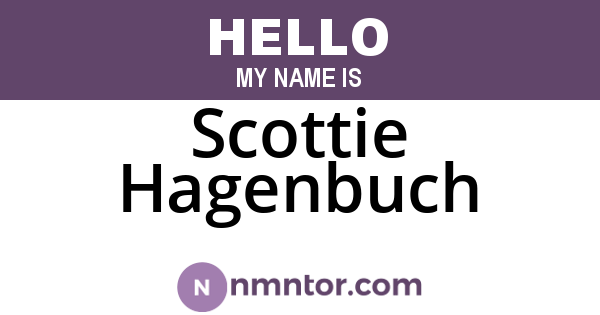 Scottie Hagenbuch