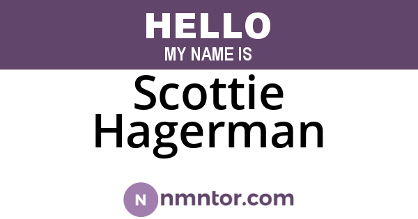 Scottie Hagerman